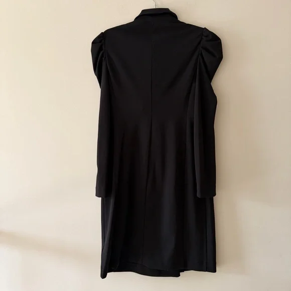 Shelby & Palmer Classic Sophisticated Black Blazer Dress with Sleek Design - Picture 7 of 14